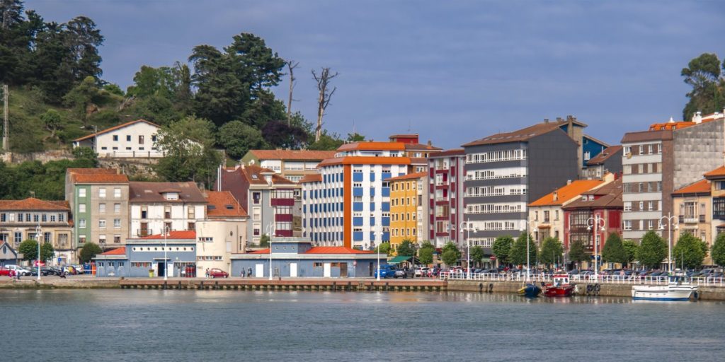 Fishing Port, City View, Ribadesella, Asturias, Spain