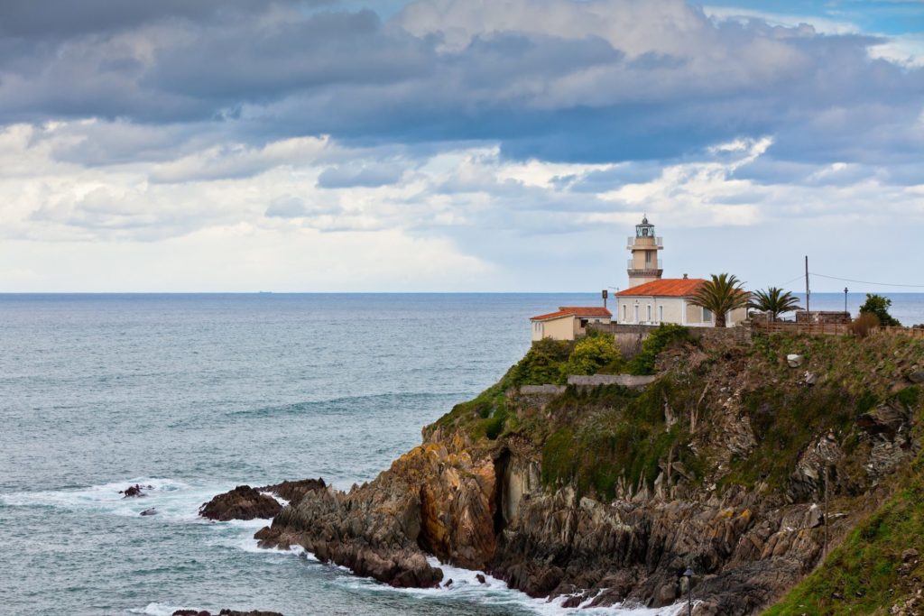Lighthouse of Cudillero, Asturias, Northern Spain