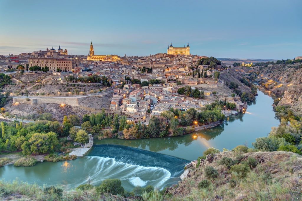 The old city of Toledo in Spain