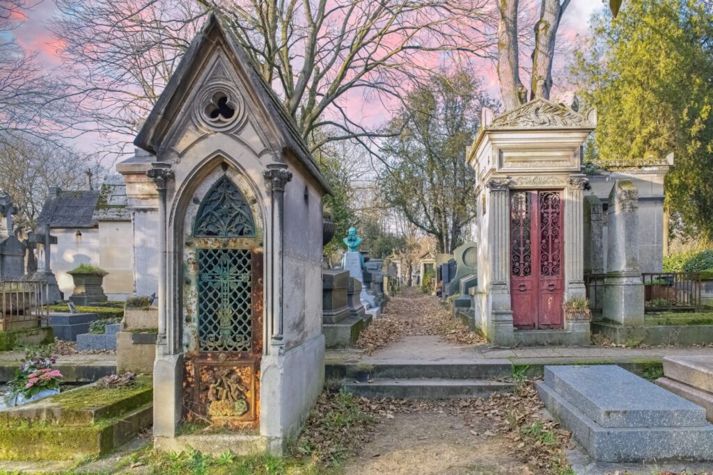 El cementerio de Pere-Lachaise en París.