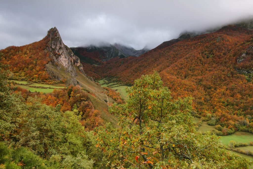 Parque Natural de somiedo natural park in Asturias, spain