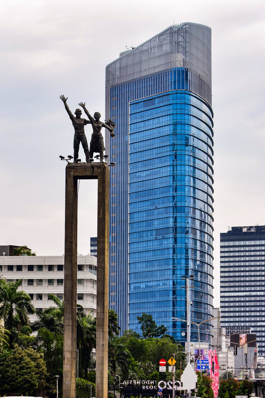 selamat datang monument in jakarta indonesia